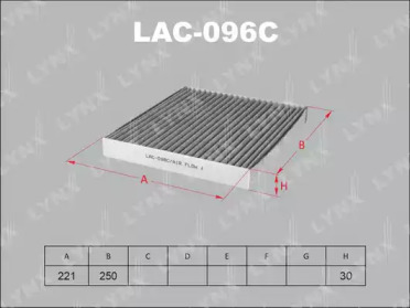 Фильтр LYNXauto LAC-096C