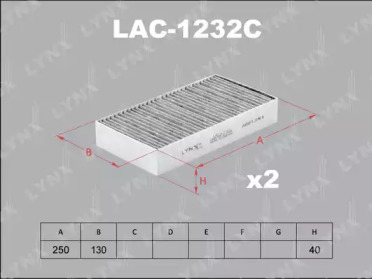 Фильтр LYNXauto LAC-1232C