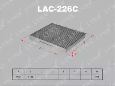 Фильтр LYNXauto LAC-226C