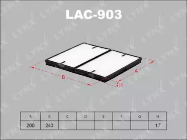 Фильтр LYNXauto LAC-903