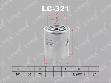 Фильтр LYNXauto LC-321