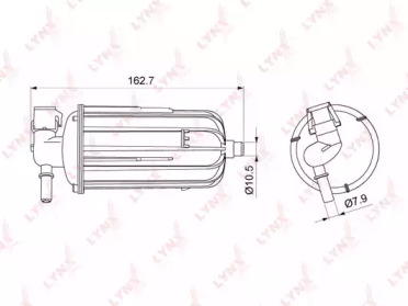 Фильтр LYNXauto LF-1079M