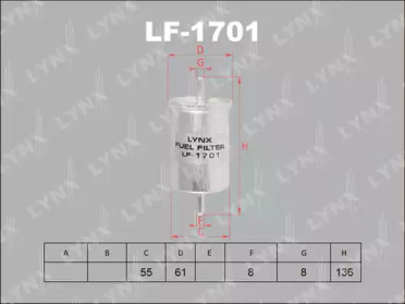 Фильтр LYNXauto LF-1701