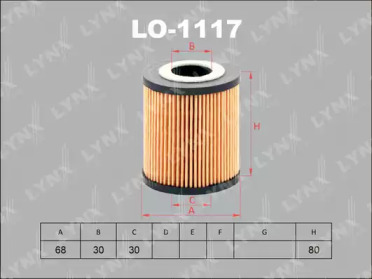 Фильтр LYNXauto LO-1117