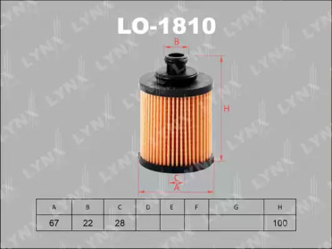 Фильтр LYNXauto LO-1810