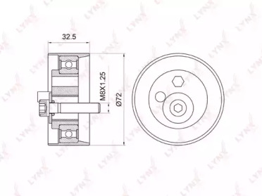 Ролик LYNXauto PB-1010
