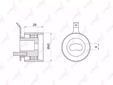 Ролик LYNXauto PB-1012