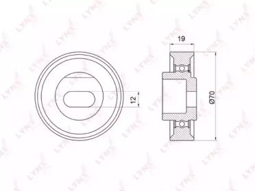 Ролик LYNXauto PB-1022