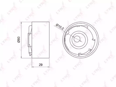 Ролик LYNXauto PB-1029
