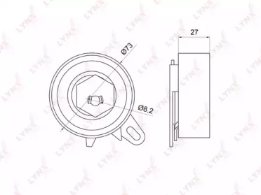 Ролик LYNXauto PB-1069