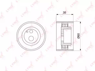 Ролик LYNXauto PB-1126