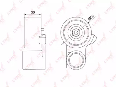 Ролик LYNXauto PB-1208