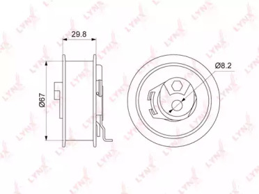 Ролик LYNXauto PB-1239