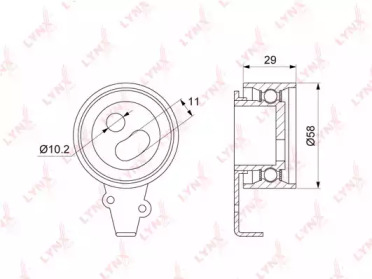 Ролик LYNXauto PB-1272