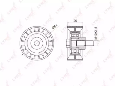 Ролик LYNXauto PB-3006