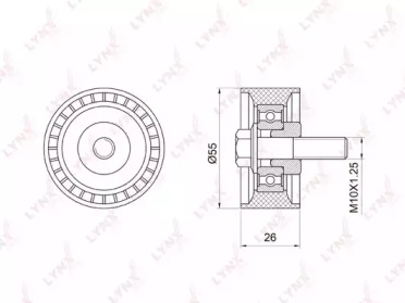 Ролик LYNXauto PB-3012