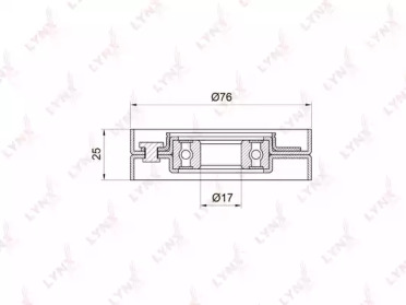 Ролик LYNXauto PB-5001