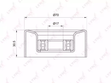 Ролик LYNXauto PB-5003