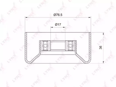 Ролик LYNXauto PB-5005