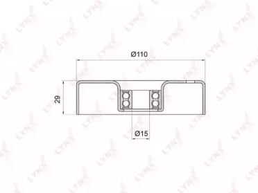Ролик LYNXauto PB-5009