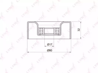 Ролик LYNXauto PB-5011