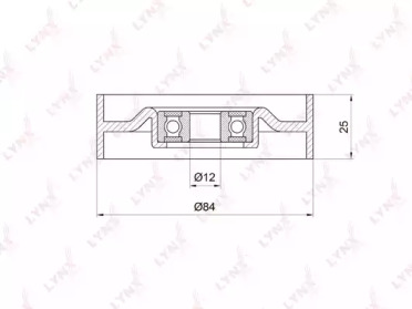 Ролик LYNXauto PB-5015