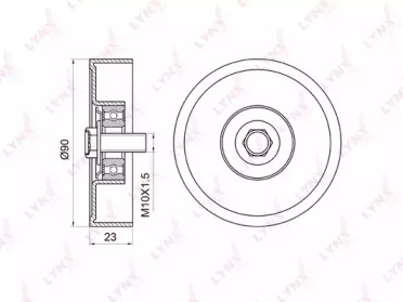 Ролик LYNXauto PB-5027