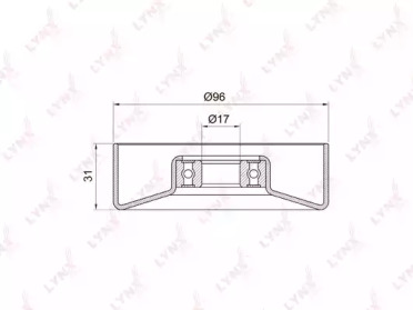 Ролик LYNXauto PB-5030