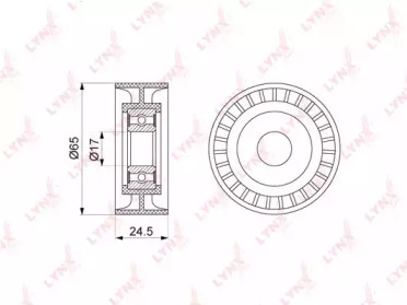 Ролик LYNXauto PB-5139
