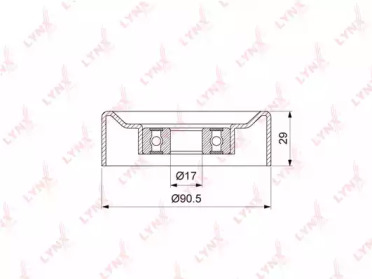 Ролик LYNXauto PB-5370