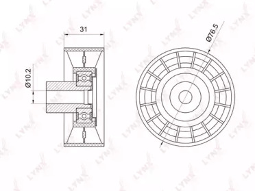 Ролик LYNXauto PB-7011