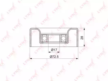 Ролик LYNXauto PB-7047