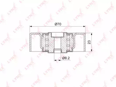 Ролик LYNXauto PB-7129