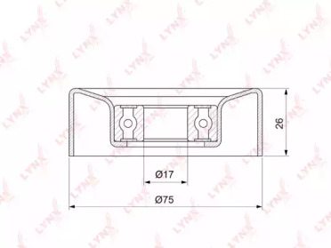 Ролик LYNXauto PB-7226