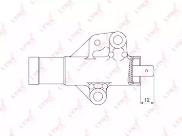 Амортизатор LYNXauto PT-1037