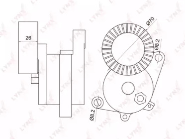 Натяжитель LYNXauto PT-3007