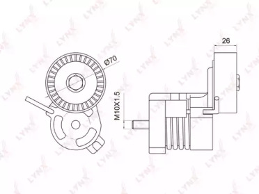 Натяжитель LYNXauto PT-3008