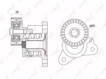 Натяжитель LYNXauto PT-3022