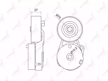 Натяжитель LYNXauto PT-3029