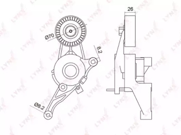 Натяжитель LYNXauto PT-3041