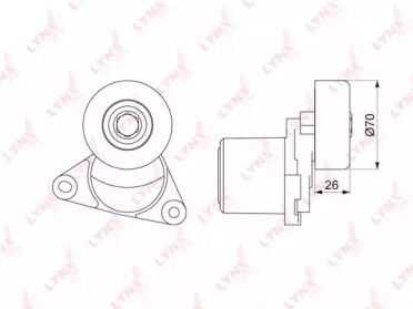 Натяжитель LYNXauto PT-3201