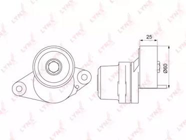 Натяжитель LYNXauto PT-3270