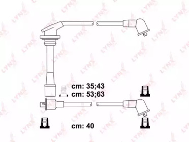 Комплект проводов зажигания LYNXauto SPC2406