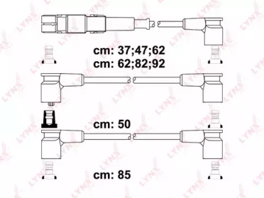 Комплект проводов зажигания LYNXauto SPC5316