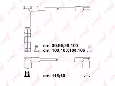 Комплект проводов зажигания LYNXauto SPC5320