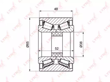 Комплект подшипника LYNXauto WB-1120