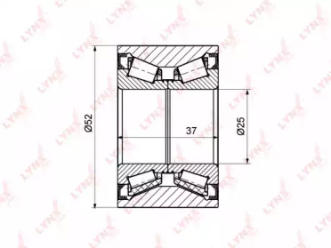 Комплект подшипника LYNXauto WB-1173