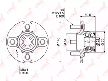 Комплект подшипника LYNXauto WH-1115