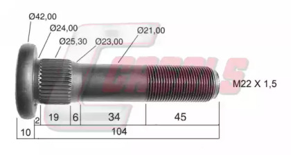 Болт CASALS 21130
