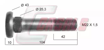 Болт CASALS 21133